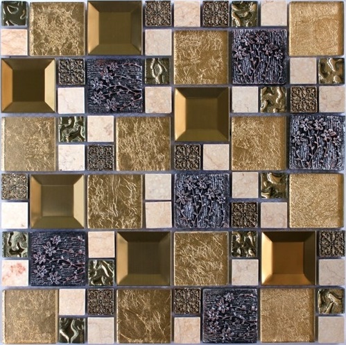 Луксозна златна мозайка