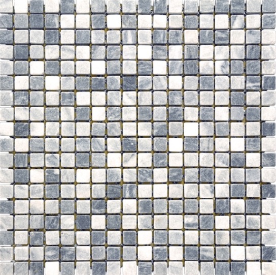 Бяла и сива мозайка A-MST08-XX-002