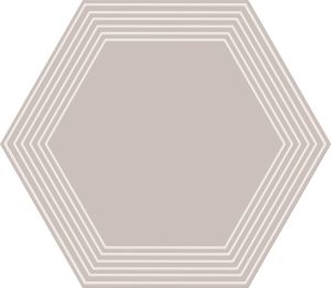 Dekor ścienny Cielo e Terra Beige Geometry 2 MAT 22,1x19,2x0,6 Gat