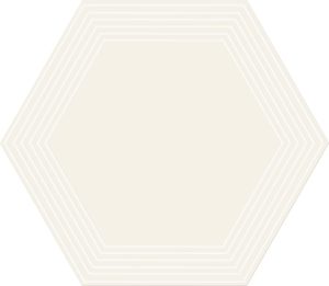 Dekor ścienny Cielo e Terra Bianco Geometry 2 MAT 22,1x19,2x0,6 Gat