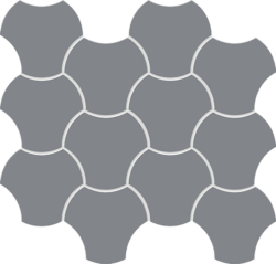 Мозайка Cielo e Terra Grafite 29.8x34.3