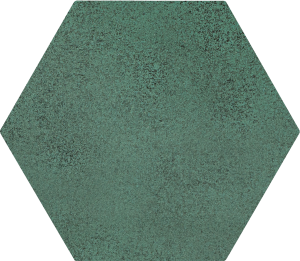 Фаянсова плочка за баня Burano Hex Green 12.5x11