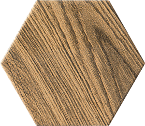 Фаянсова плочка за баня Burano Hex Wood 12.5x11