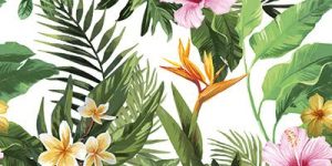 Керамичен декор Tropical Flowers Inserto 2pcs 60x60