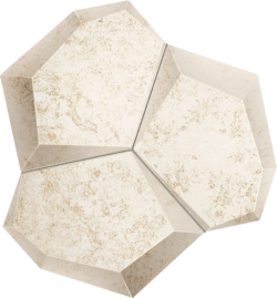 Гранитогрес Alabaster Shine White mosaic 21x19