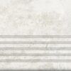 Стъпална плочка Torano White Mat 29.6x119.8