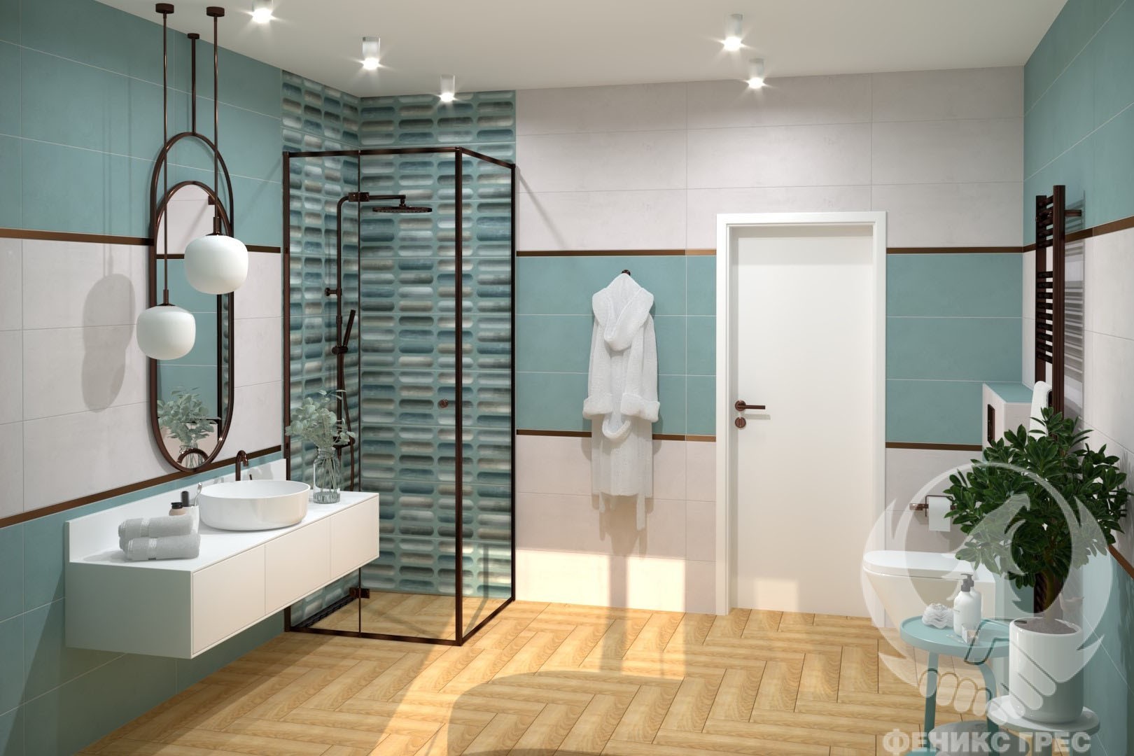 Terra Salvia 30×90 серия плочки за баня