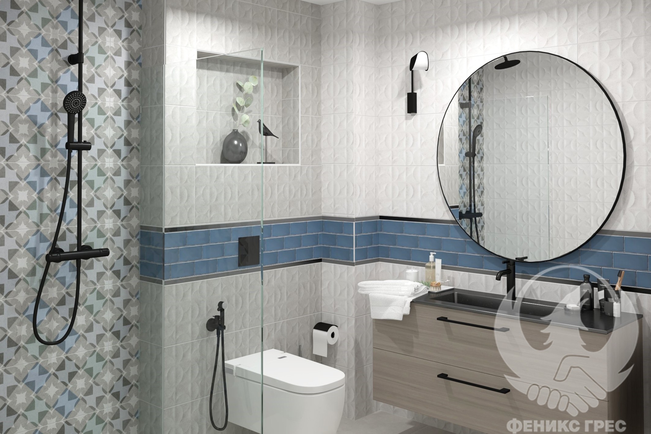 Nora 30x60 серия плочки за баня