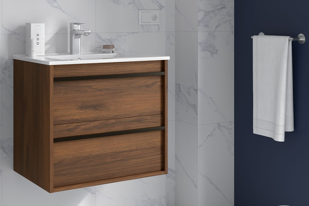 Шкаф с мивка Attila Walnut Maya – Класика и уют