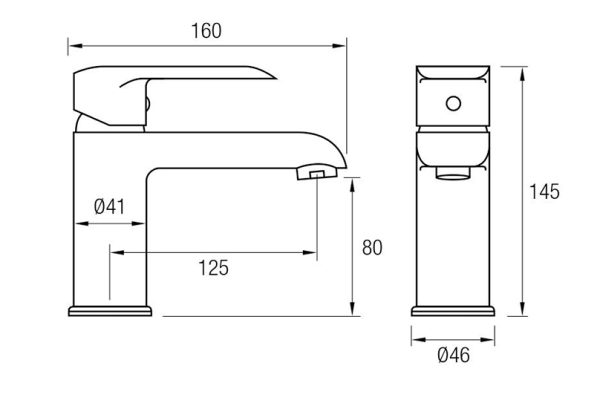 Grifo lavabo Misuri cromo1